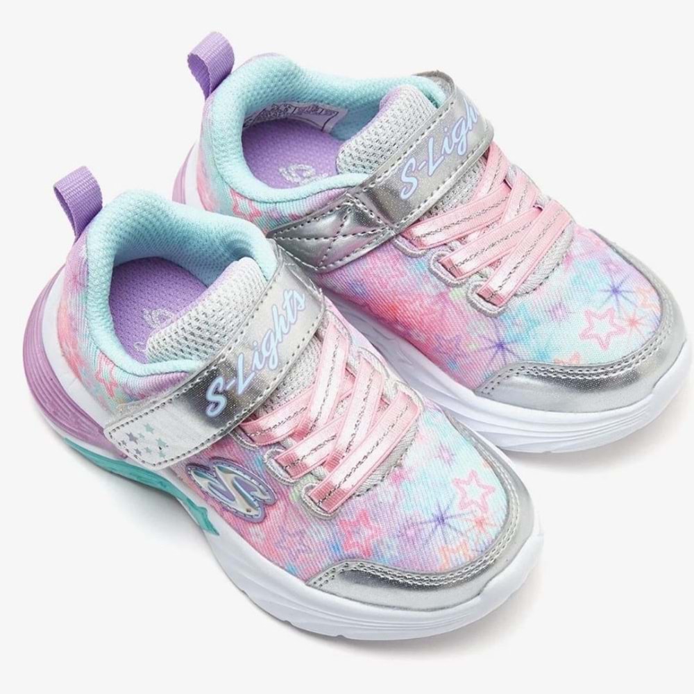 Skechers Star Sparks 302324N-SMLT Ortopedik Işıklı Çocuk Spor Ayakkabı