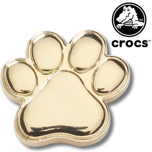 Crocs Gold Dog Paw Pati Jibbitz Terlik Süsü Terlik Aksesuarı