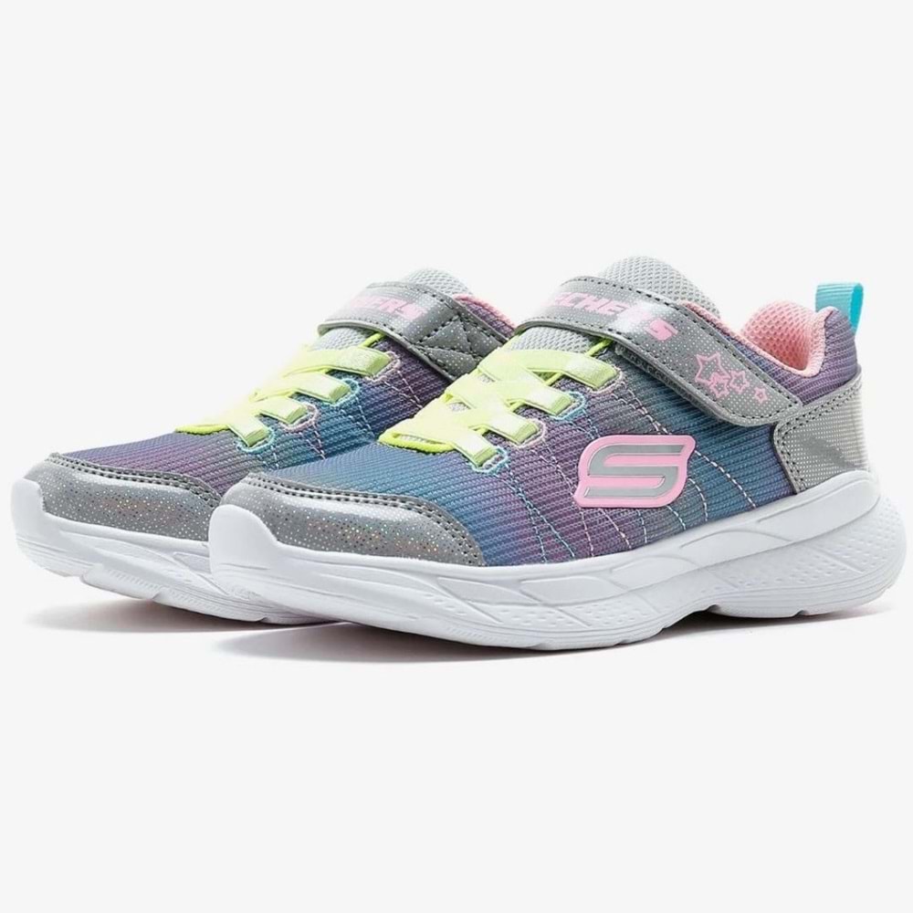 Skechers Snap Sprints 2.0 - Stars Away 303518L-GYMT Ortopedik Çocuk Spor Ayakkabı