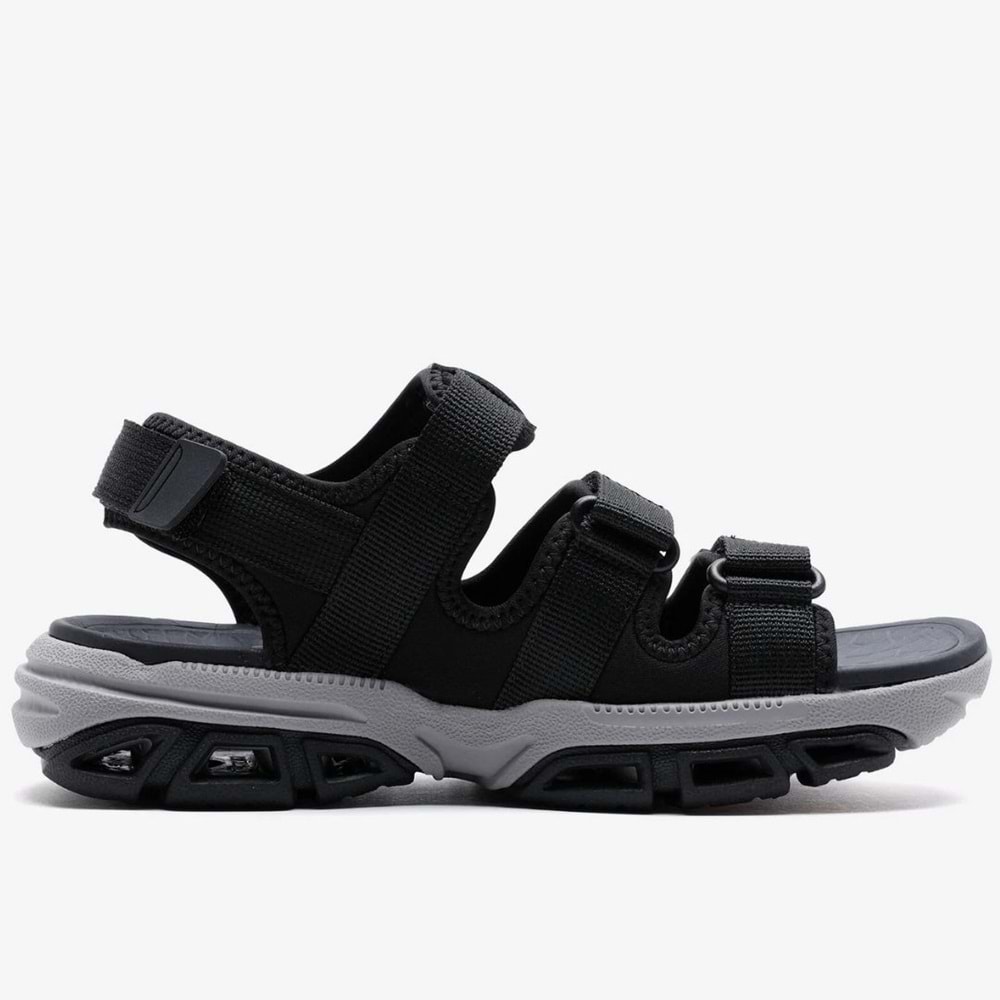 Skechers Atlan-Bodie 210444-BLK Ortopedik Erkek Sandalet