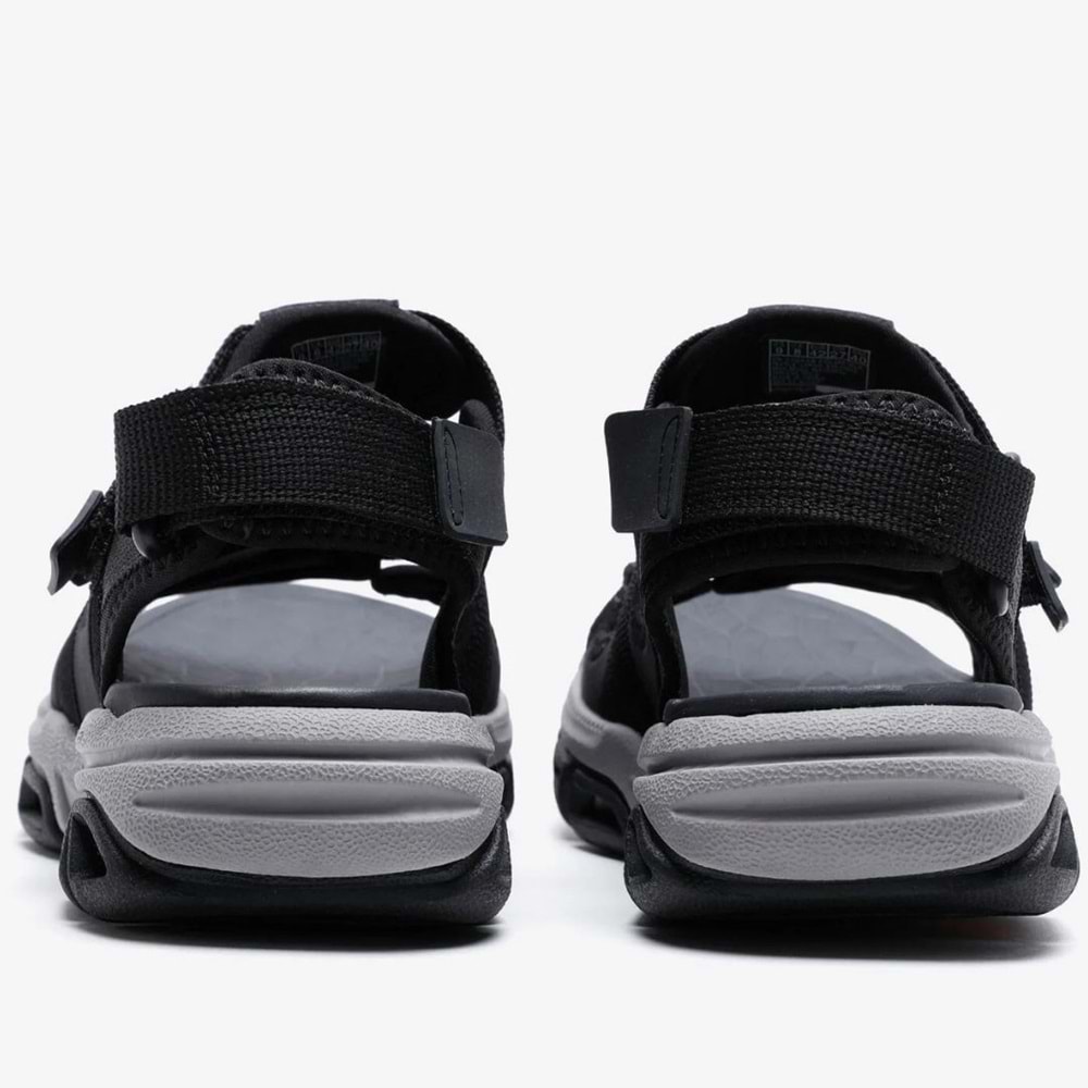 Skechers Atlan-Bodie 210444-BLK Ortopedik Erkek Sandalet