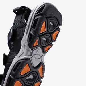 Skechers Atlan-Bodie 210444-BLK Ortopedik Erkek Sandalet