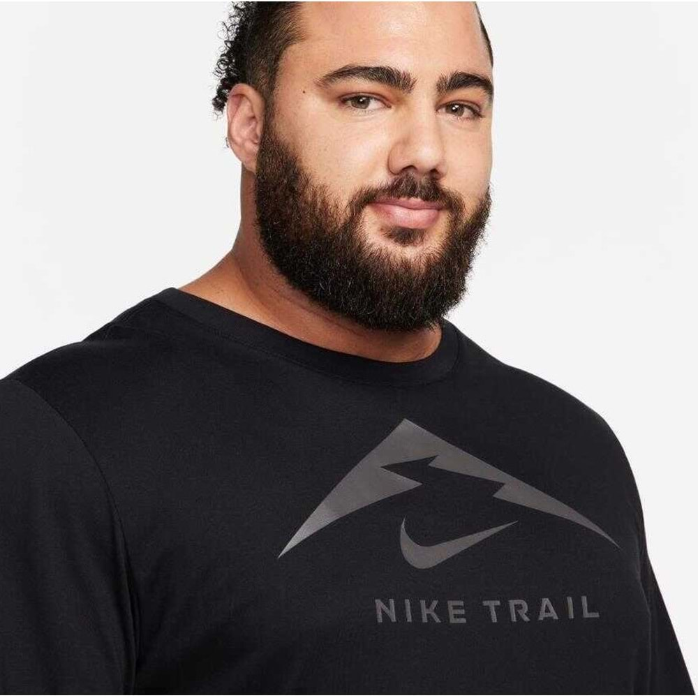 Nike FN0827-010 Trail Dri-Fit Tişort Erkek T-Shirt