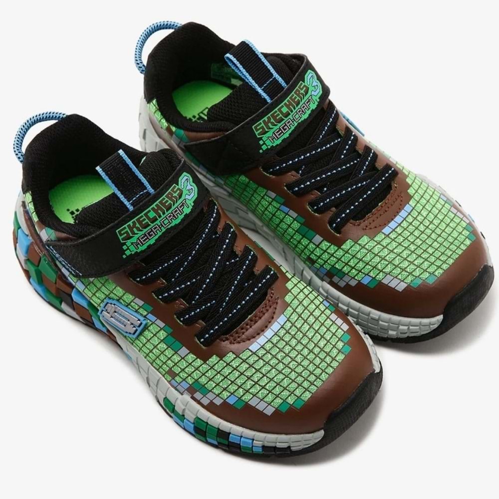 Skechers Megacraft 3.0 402182L-BRMT Ortopedik Çocuk Spor Ayakkabı