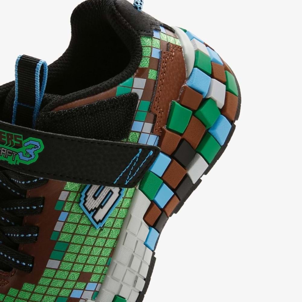 Skechers Megacraft 3.0 402182L-BRMT Ortopedik Çocuk Spor Ayakkabı