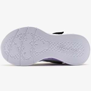 Skechers Flutter Heart Lights - Groovy Swirl 303253L-BKPK Ortopedik Işıklı Çocuk Spor Ayakkabı