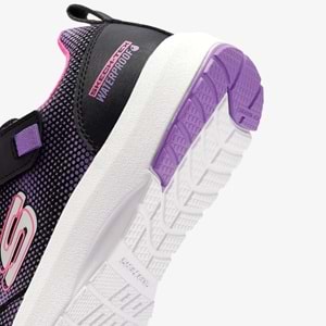 Skechers Dynamic Tread Journey Time 303387L-BKHP Waterproof Ortopedik Çocuk Spor Ayakkabı