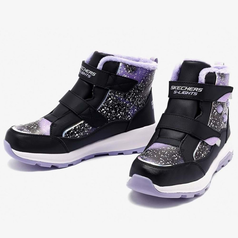 Skechers Storm Blazer 303439L-BKLV Waterrproof Kar Botu Ortopedik Işıklı Çocuk Bot