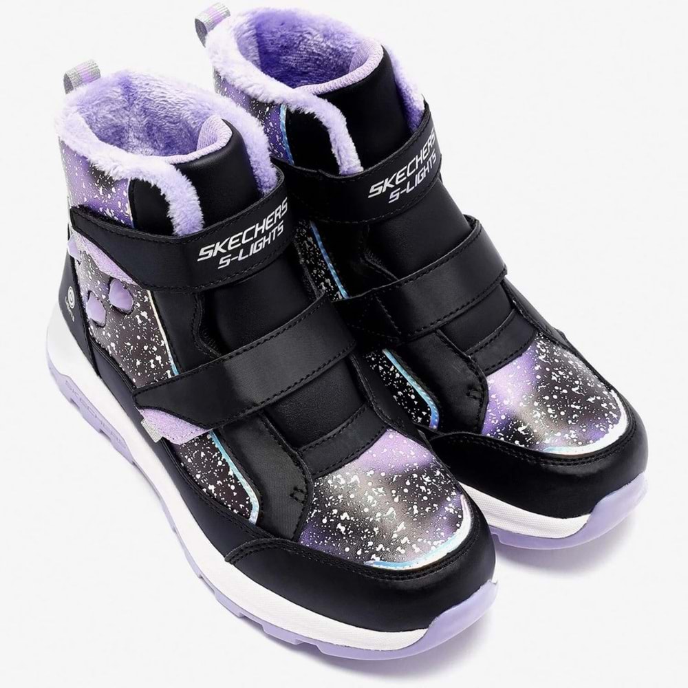 Skechers Storm Blazer 303439L-BKLV Waterrproof Kar Botu Ortopedik Işıklı Çocuk Bot