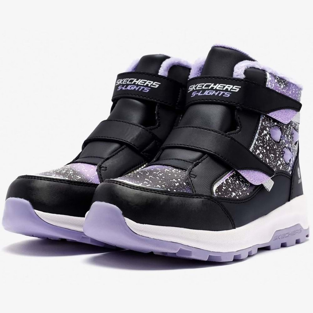 Skechers Storm Blazer 303439L-BKLV Waterrproof Kar Botu Ortopedik Işıklı Çocuk Bot