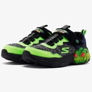 Skechers Creature-Lights 400617L-BKLM Ortopedik Işıklı Çocuk Spor Ayakkabı