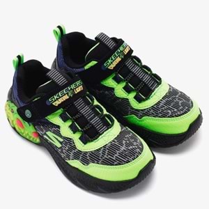 Skechers Creature-Lights 400617L-BKLM Ortopedik Işıklı Çocuk Spor Ayakkabı