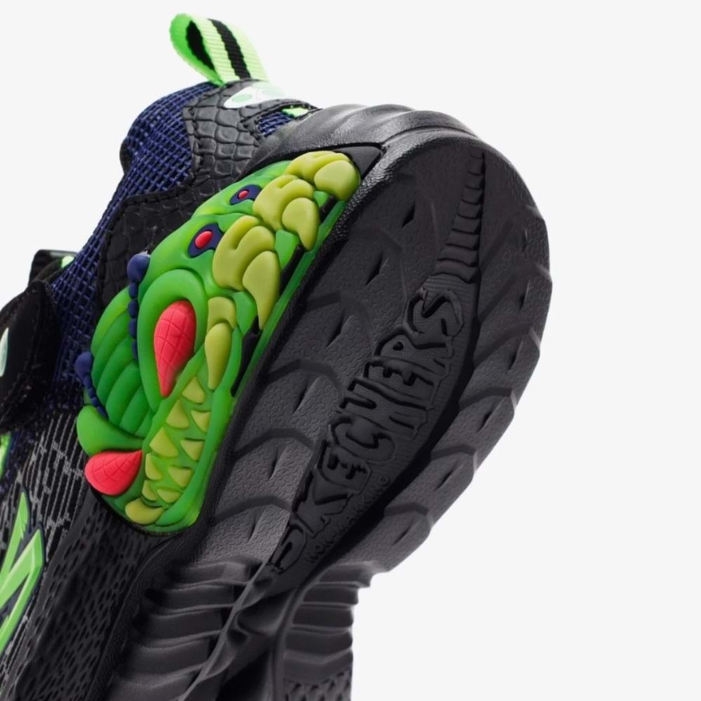 Skechers Creature-Lights 400617L-BKLM Ortopedik Işıklı Çocuk Spor Ayakkabı