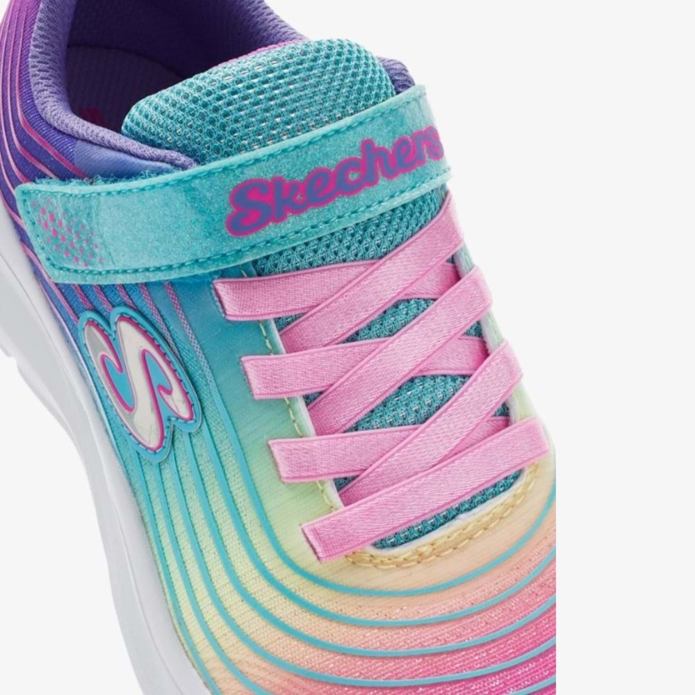 Skechers Power Jams-Pastel Speed 303554L-Tqmt Ortopedik Çocuk Spor Ayakkabı