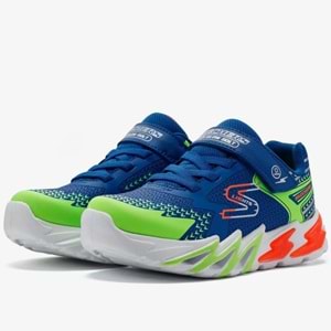Skechers Flex - Glow Bolt 400138L-RYMT Ortopedik Işıklı Çocuk Spor Ayakkabı