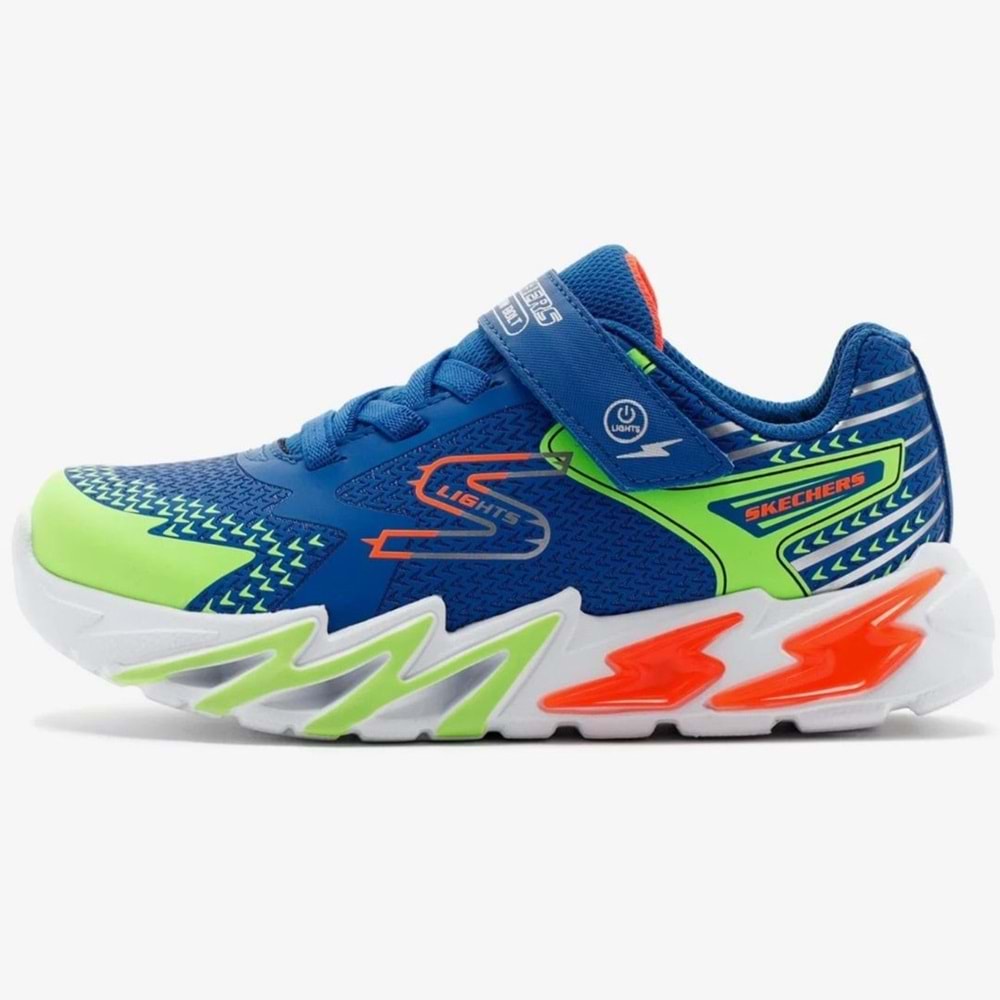 Skechers Flex - Glow Bolt 400138L-RYMT Ortopedik Işıklı Çocuk Spor Ayakkabı