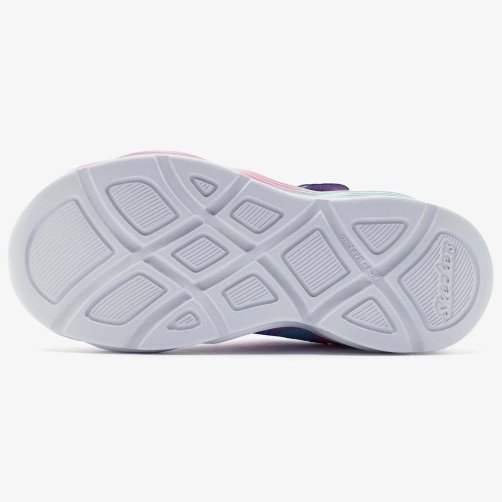 Skechers Twisty Glow - Sorbet Swirl 303716L-PWMT Ortopedik Işıklı Çocuk Spor Ayakkabı
