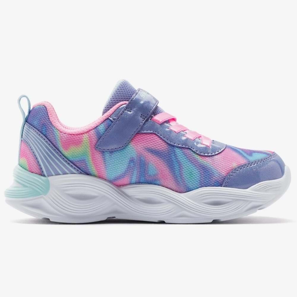 Skechers Twisty Glow - Sorbet Swirl 303716L-PWMT Ortopedik Işıklı Çocuk Spor Ayakkabı