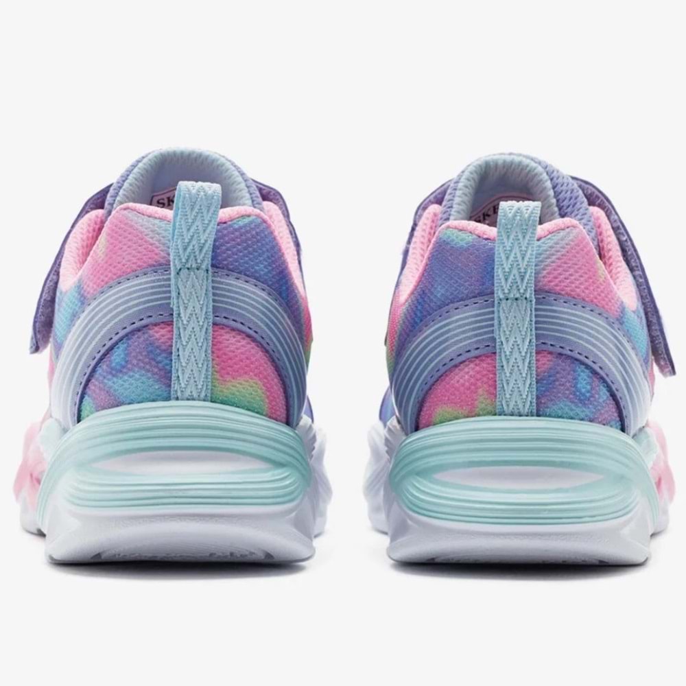 Skechers Twisty Glow - Sorbet Swirl 303716L-PWMT Ortopedik Işıklı Çocuk Spor Ayakkabı