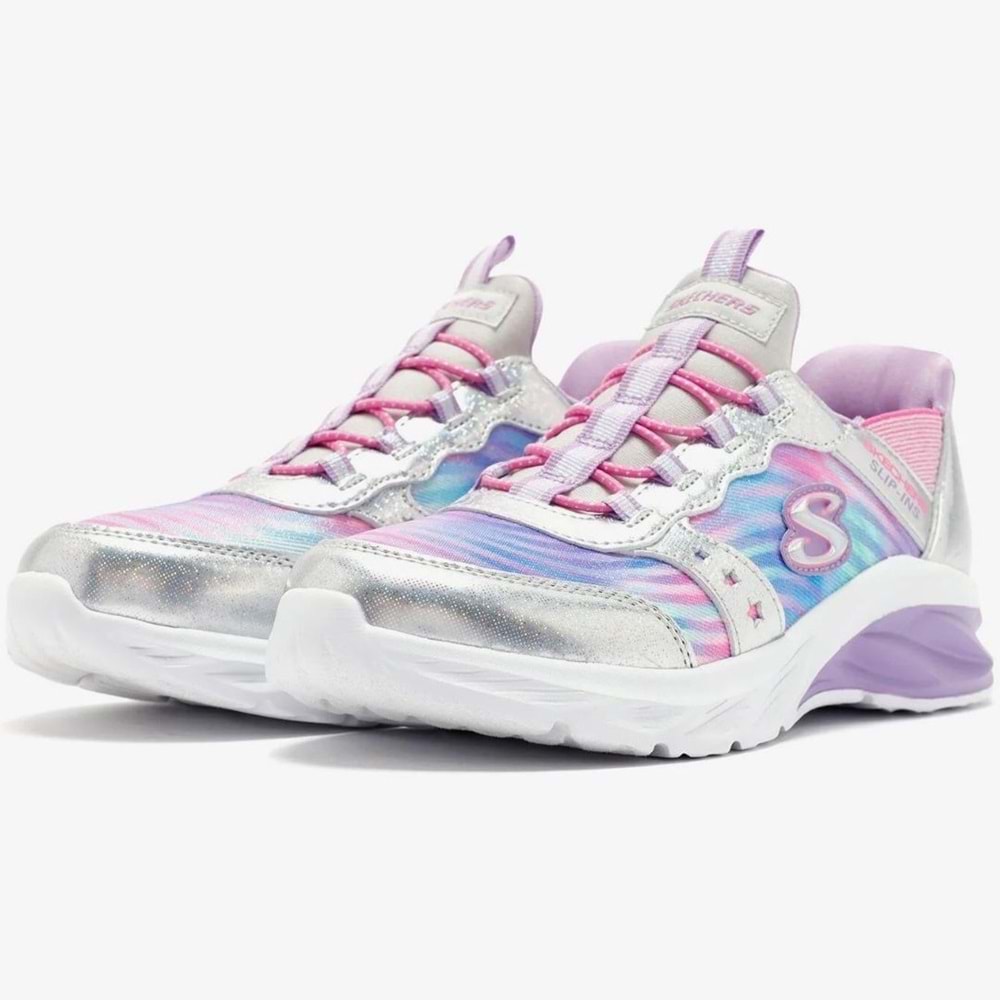 Skechers Coastline Slip-İns Bonita Wave 303592L-SMLT Ortopedik Çocuk Spor Ayakkabı