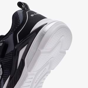 Skechers Tri-namics 401660L-BKSL Ortopedik Işıklı Çocuk Spor Ayakkabı