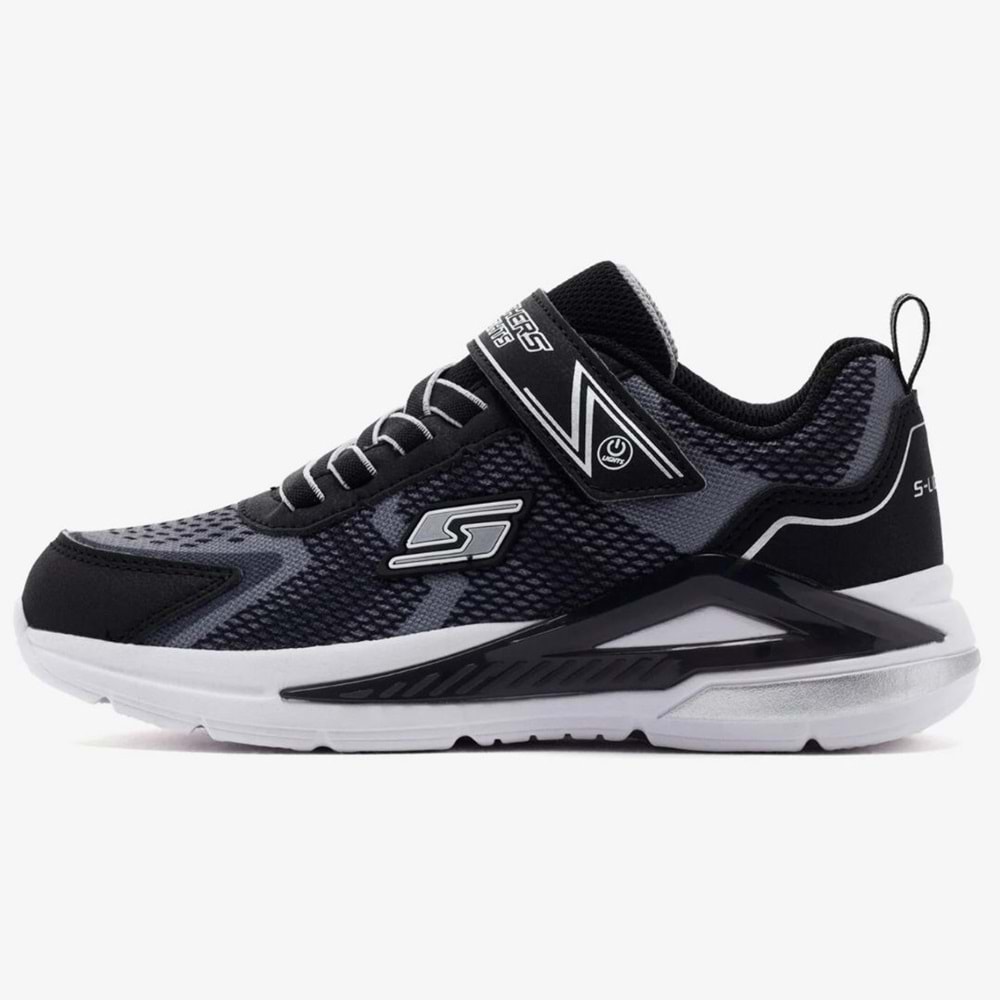 Skechers Tri-namics 401660L-BKSL Ortopedik Işıklı Çocuk Spor Ayakkabı