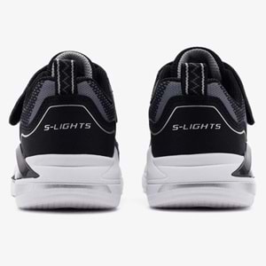 Skechers Tri-namics 401660L-BKSL Ortopedik Işıklı Çocuk Spor Ayakkabı