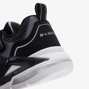 Skechers Tri-namics 401660L-BKSL Ortopedik Işıklı Çocuk Spor Ayakkabı