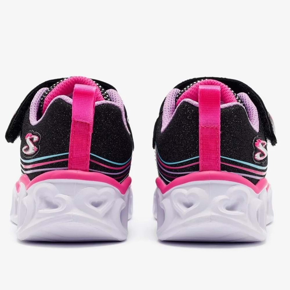 Skechers S-lights Heart Lights Retro Hearts 302689L-BKMT Işıklı Ortopedik Çocuk Spor Ayakkabı