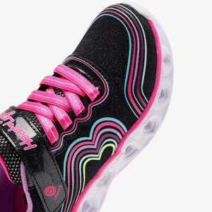 Skechers S-lights Heart Lights Retro Hearts 302689L-BKMT Işıklı Ortopedik Çocuk Spor Ayakkabı