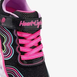 Skechers S-lights Heart Lights Retro Hearts 302689L-BKMT Işıklı Ortopedik Çocuk Spor Ayakkabı