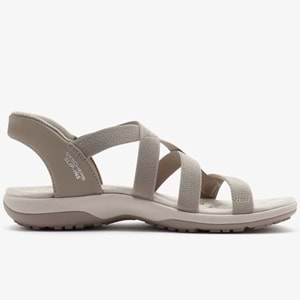 Skechers Reggae Slim-Stretch Flex 163460 Ortopedik Kadın Sandalet