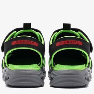 Skechers Thermo-splash-Hydro-flare 400613L-BKLM Işıklı Ortopedik Çocuk Sandalet