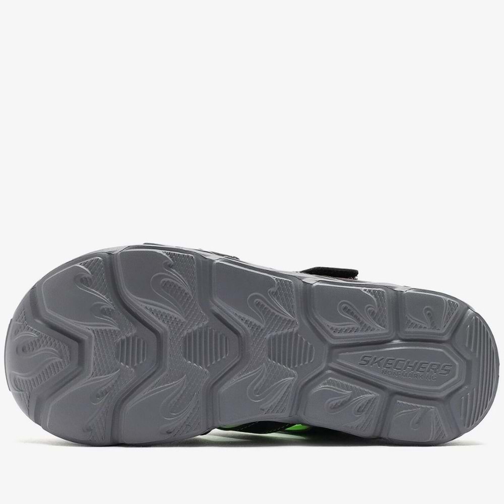 Skechers Thermo-splash-Hydro-flare 400613L-BKLM Işıklı Ortopedik Çocuk Sandalet