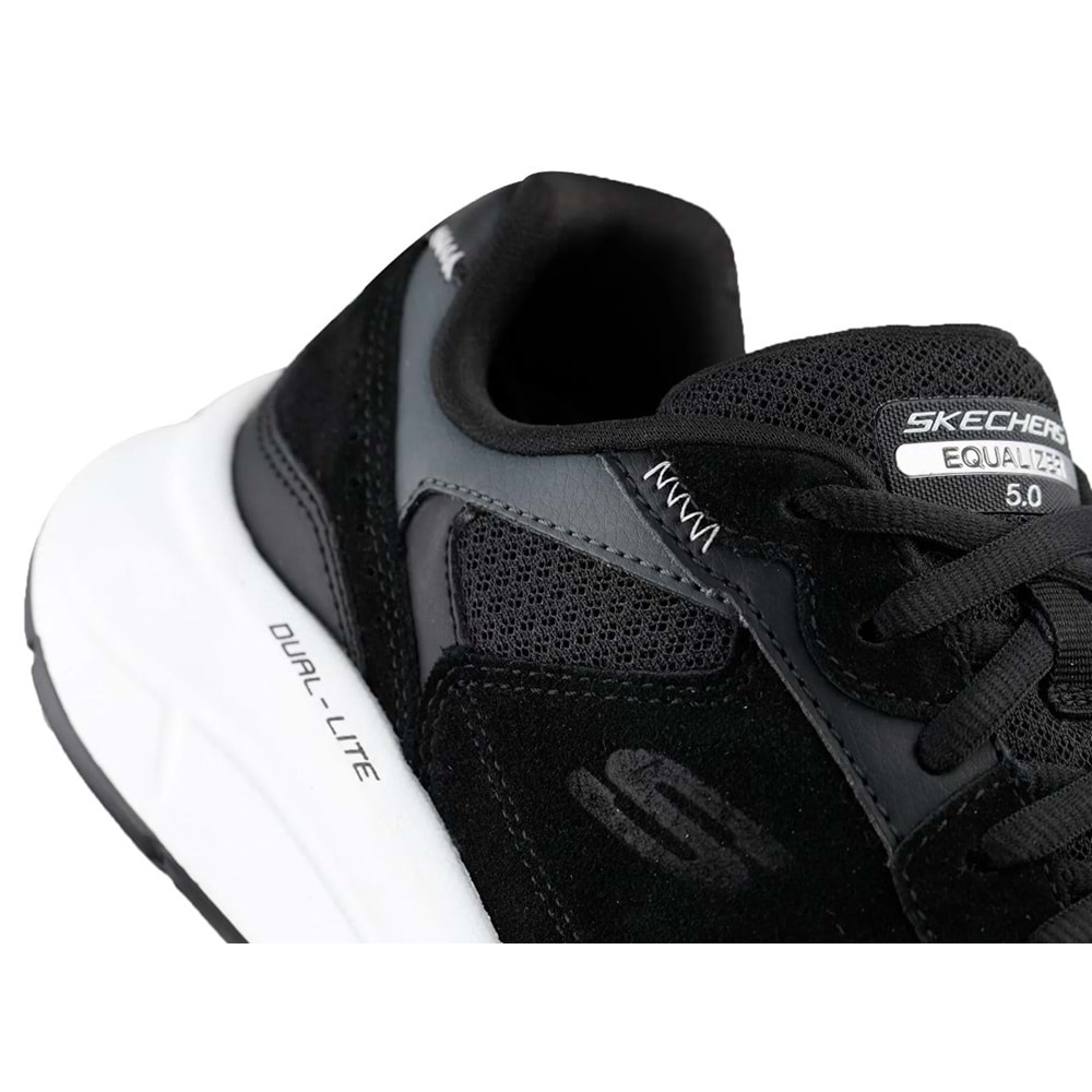 Skechers Relaxed Fit Equalizer 5.0 - Rondor 232613-BKW Erkek Spor Ayakkabı