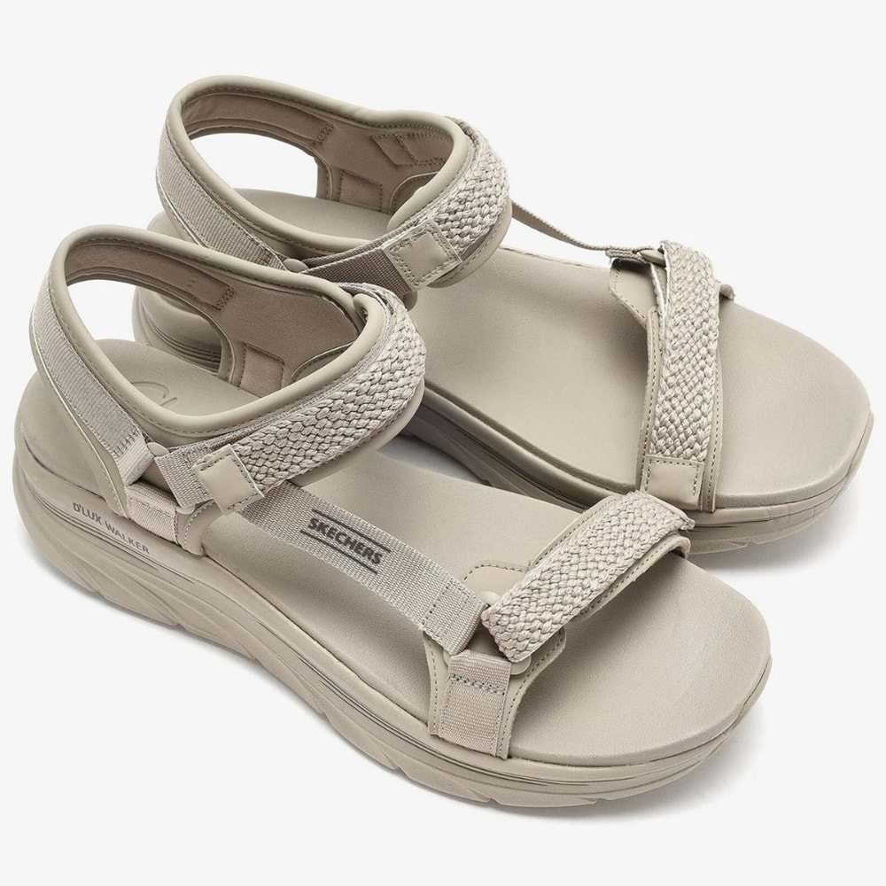 Skechers D'lux Walker-Pretty Field 119822-TPE Ortopedik Kadın Sandalet