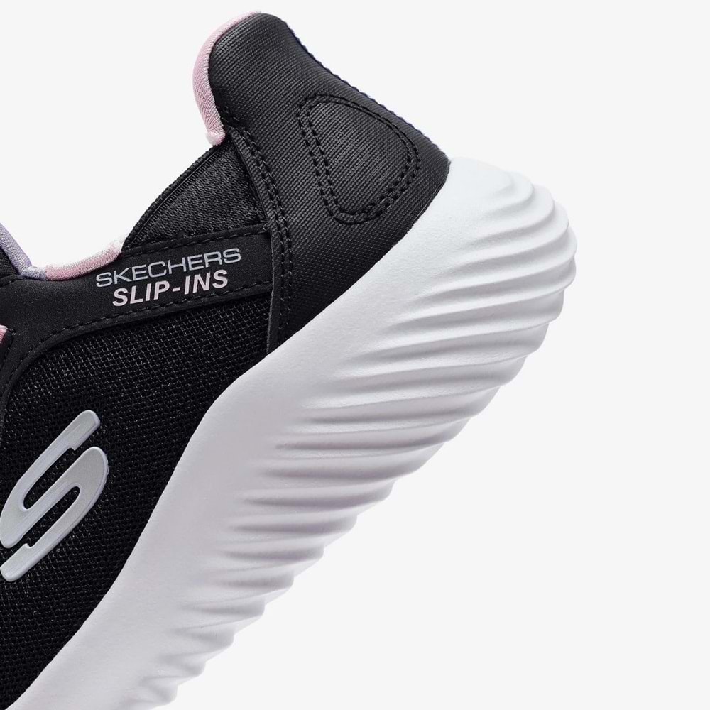 Skechers Bounder Slip-İns Simle Cute 303585L-BLK Ortopedik Çocuk Spor Ayakkabı