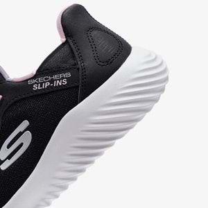 Skechers Bounder Slip-İns Simle Cute 303585L-BLK Ortopedik Çocuk Spor Ayakkabı