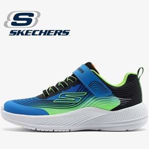 Skechers Microspec Advance 403926L-BLLM Ortopedik Çocuk Spor Ayakkabı