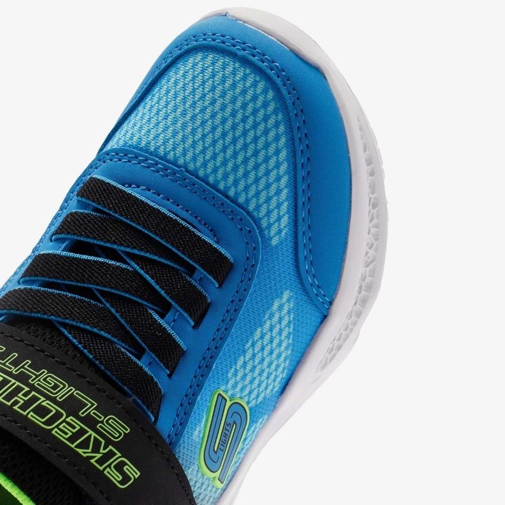 Skechers Meteor Lights Krendox 401495L-BKBL Ortopedik Işıklı Çocuk Spor Ayakkabı