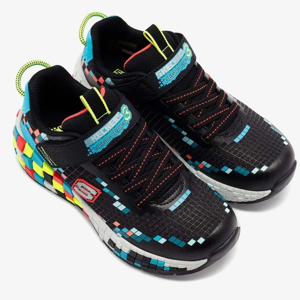 Skechers Megacraft 3.0 402182L-BKMT Ortopedik Çocuk Spor Ayakkabı