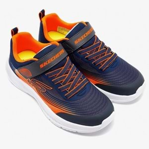 Skechers Microspec Advance 403926L-NVOR Ortopedik Çocuk Spor Ayakkabı