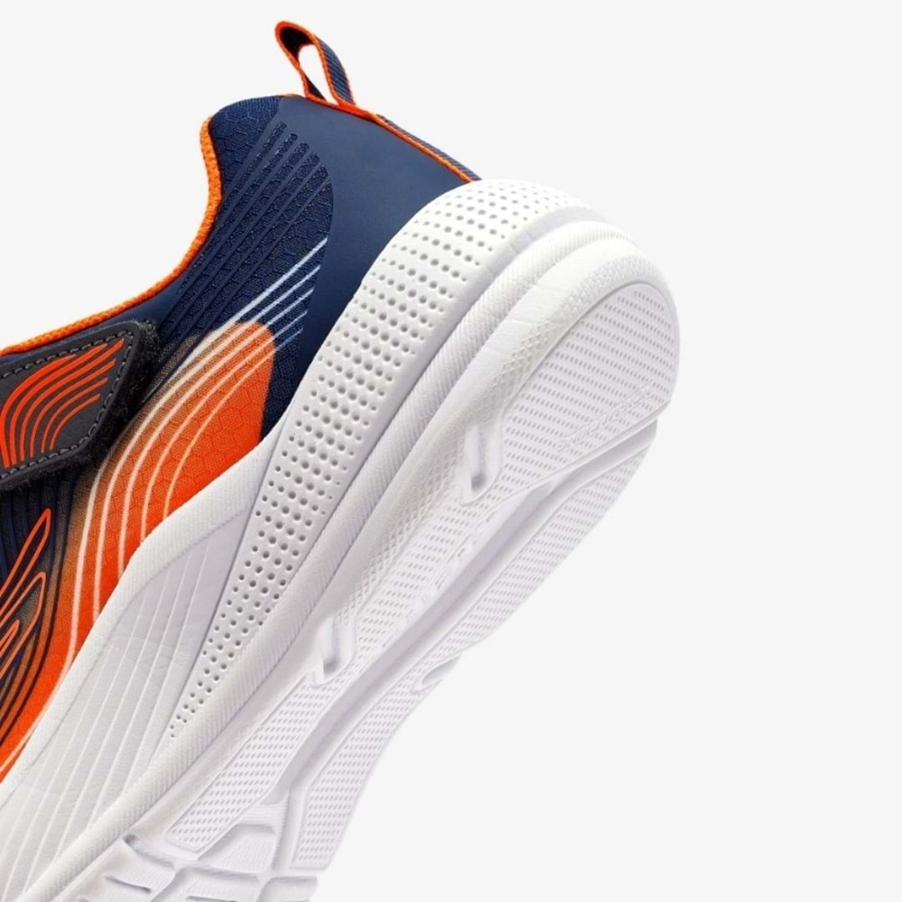 Skechers Microspec Advance 403926L-NVOR Ortopedik Çocuk Spor Ayakkabı
