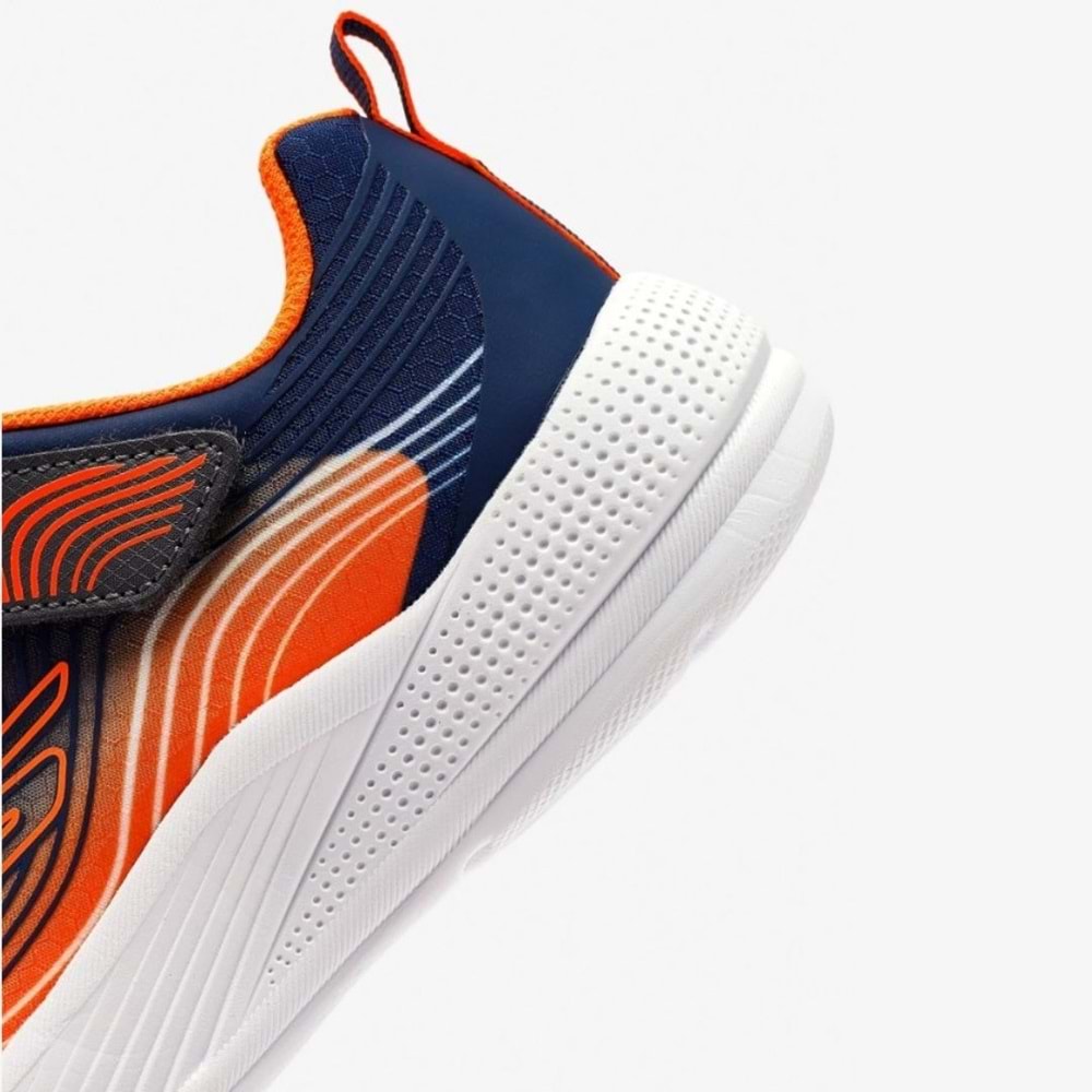 Skechers Microspec Advance 403926L-NVOR Ortopedik Çocuk Spor Ayakkabı
