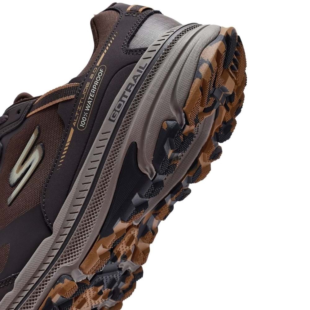 Skechers Go Run Trail Altitude 2.0 Pine Ridge 220757-BRN Waterproof Erkek Spor Ayakkabı