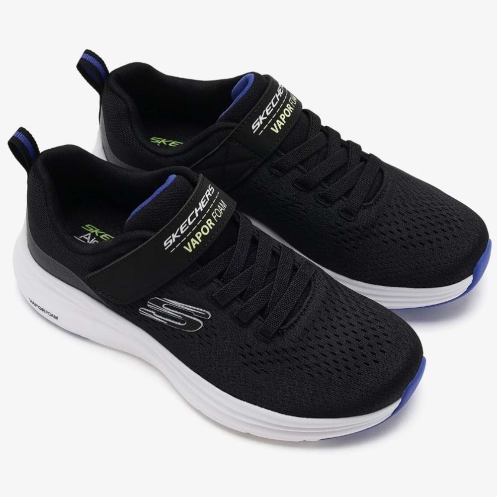 Skechers Vapor Foam 404000L-BKBL Ortopedik Çocuk Spor Ayakkabı
