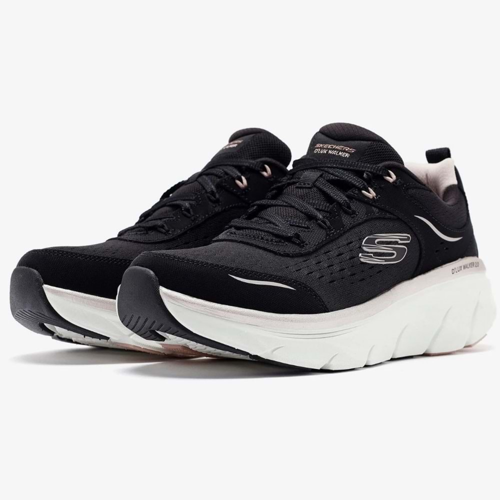 Skechers D'lux Walker 2.0 Gradient Glam 150103-BKRG Unisex Spor Ayakkabı