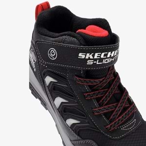 Skechers Storm Blazer - Glow Roam 406410L-BKCC Kauçuk Taban Ortopedik Işıklı Çocuk Bot