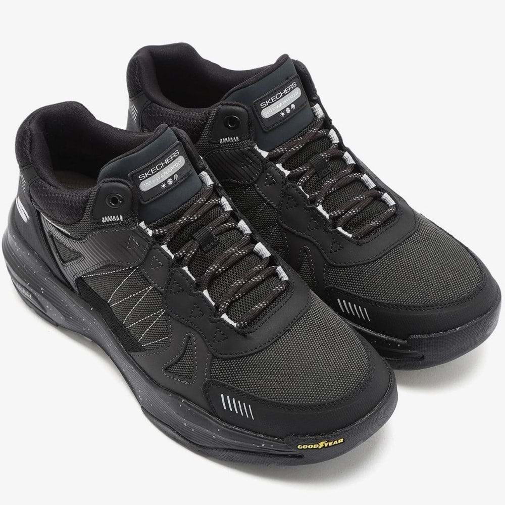 Skechers Go Walk Arch Fit Outdoor-Dallas 216471-BBK Waterproof Erkek Bot