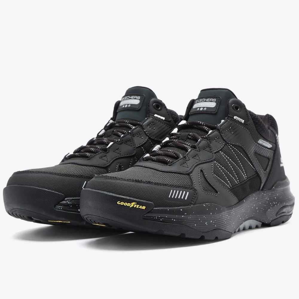 Skechers Go Walk Arch Fit Outdoor-Dallas 216471-BBK Waterproof Erkek Bot